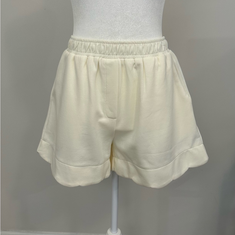 Umgee Women's Cream Athletic Shorts